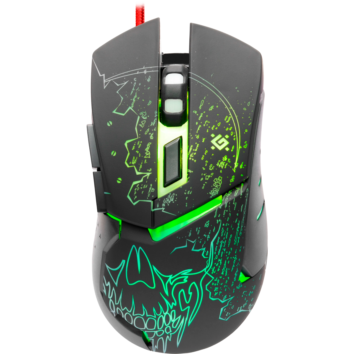 souris Defender Alfa GM-703L Black/Green (52703)