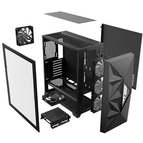 Boîtier Antec DF800 Flux Black - 0-761345-80081-5 - photo 6