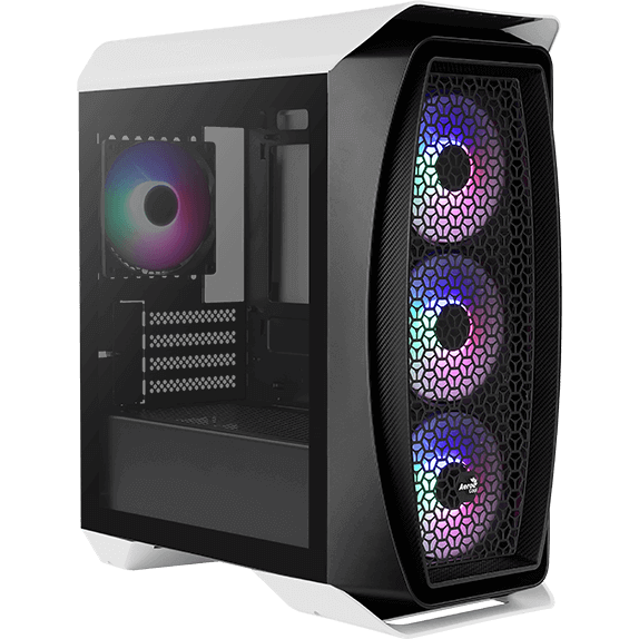 Boîtier AeroCool Aero One Mini Frost White (Frost-G-WT-v1) - EN52380/AEROONEMINIFROSTWH