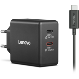Bloc d’alimentation pour ordinateur portable Lenovo Dual USB-C 65W GaN Charger (G0A6065BEU)