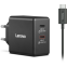 Bloc d’alimentation pour ordinateur portable Lenovo Dual USB-C 65W GaN Charger - G0A6065BEU - photo 4