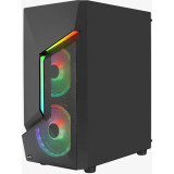 Boîtier AeroCool Scape-G-BK-v3 Black (EN71553/ACCM-PV36133.11)
