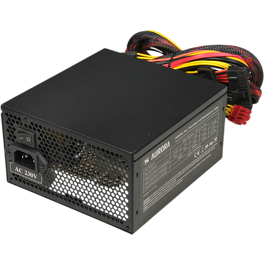 Alimentation électrique 500W iBOX Aurora - ZIA500W14CMBOX - photo 2