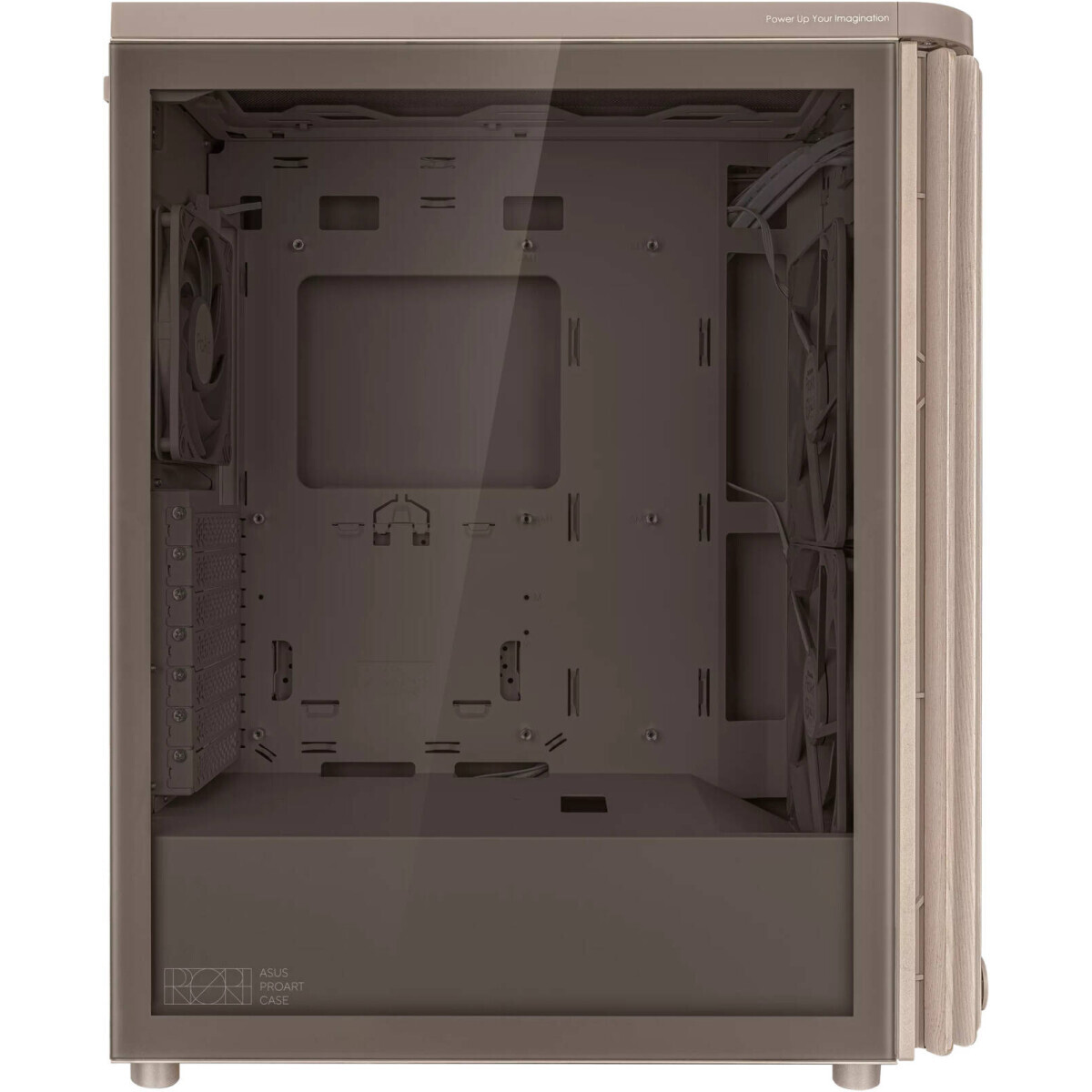 Boîtier ASUS ProArt PA401 Wood Edition Tempered Glass Panel Beige - 90DC00M7-B39010 - photo 5