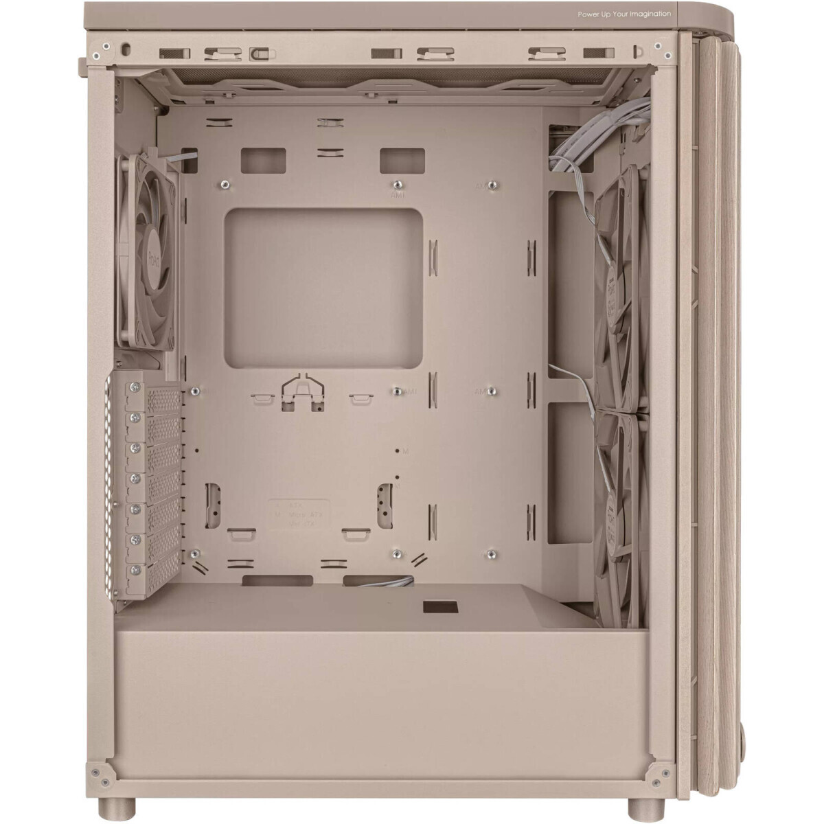 Boîtier ASUS ProArt PA401 Wood Edition Tempered Glass Panel Beige - 90DC00M7-B39010 - photo 6