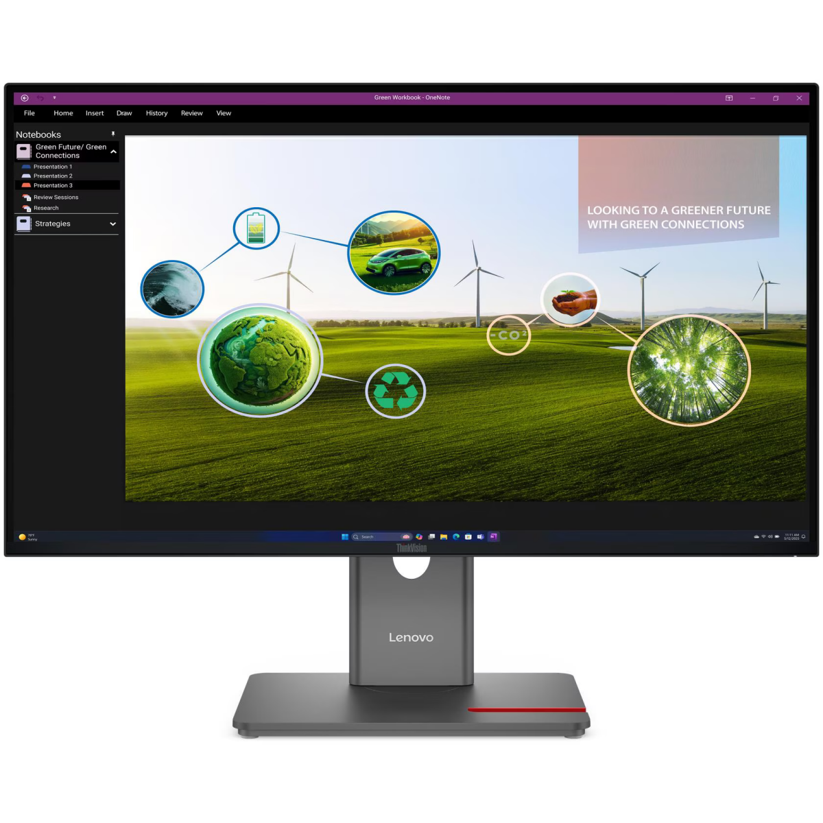 Écran Lenovo 27" ThinkVision P27Q-40 (64A7ZAT6EU)