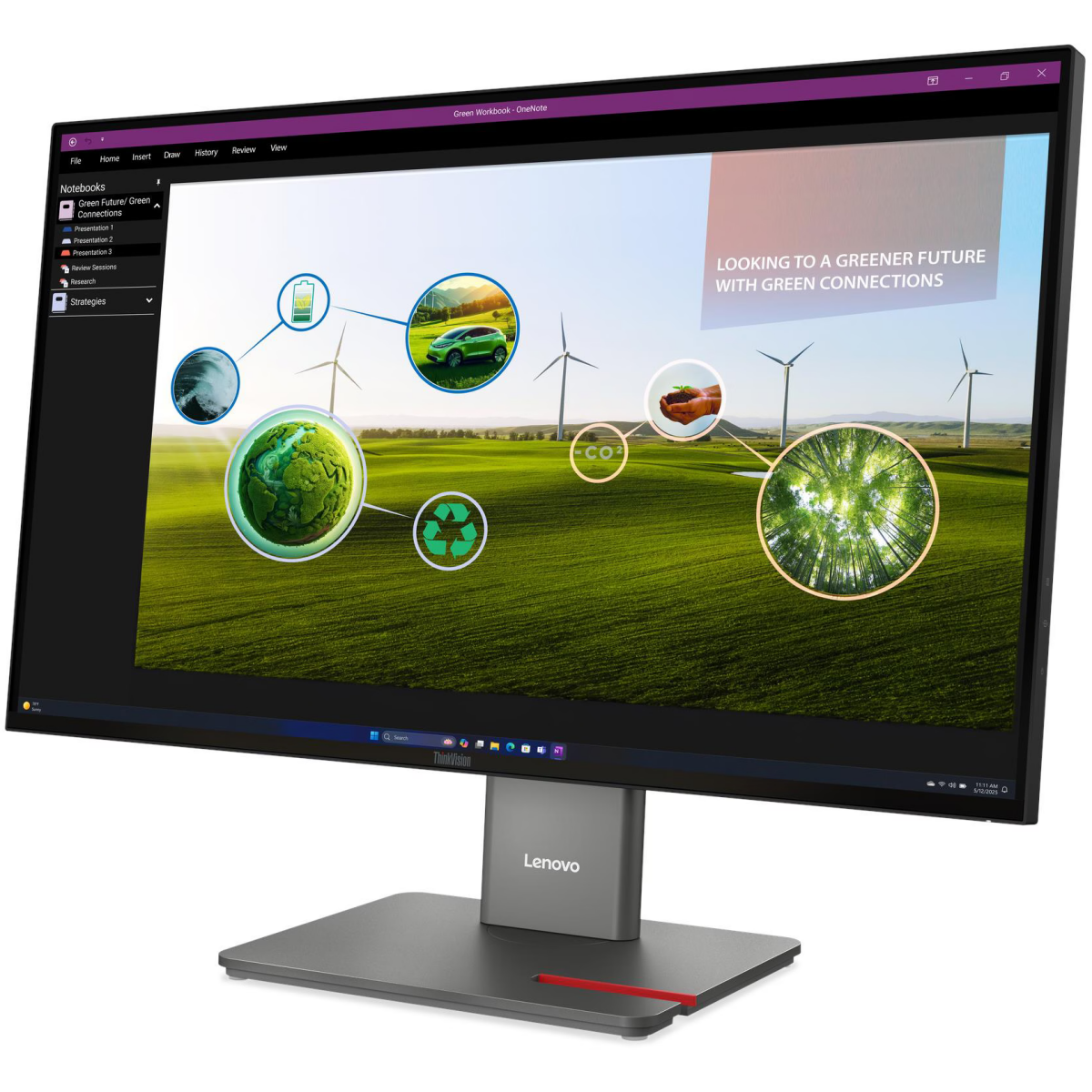 Écran Lenovo 27" ThinkVision P27Q-40 (64A7ZAT6EU) - photo 2