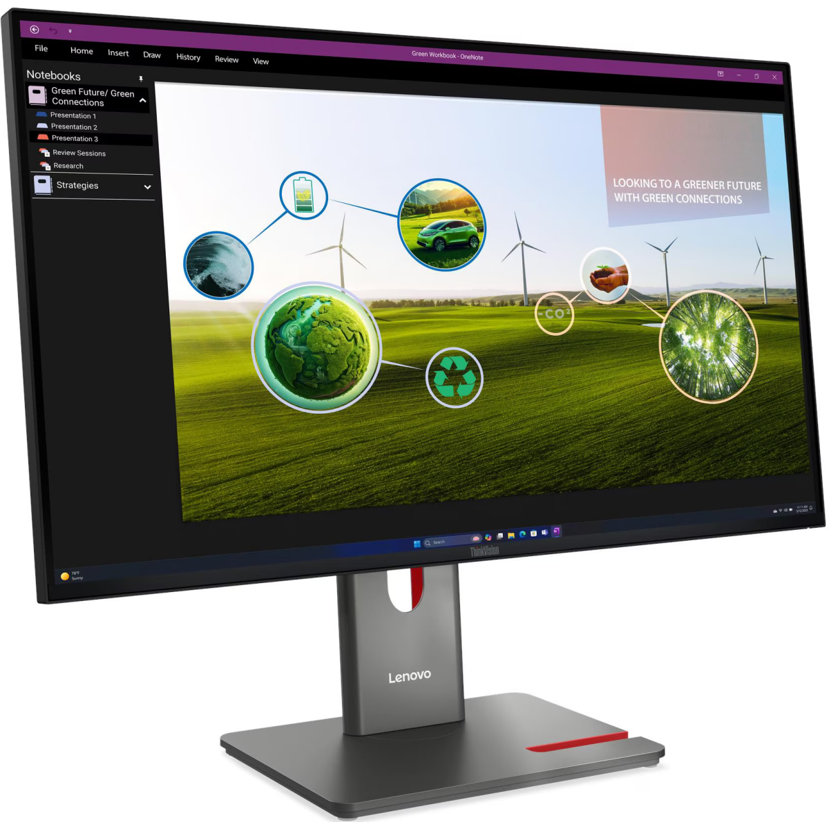 Écran Lenovo 27" ThinkVision P27Q-40 (64A7ZAT6EU) - photo 3