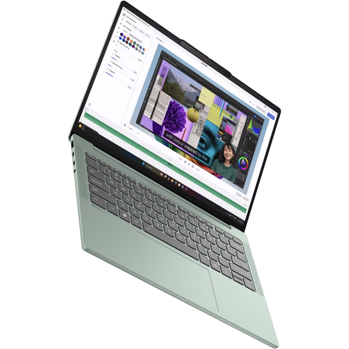 Ordinateur portable Lenovo IdeaPad Slim 5 14IPH11 Breeze Moss (83S5000QFR) - photo 3
