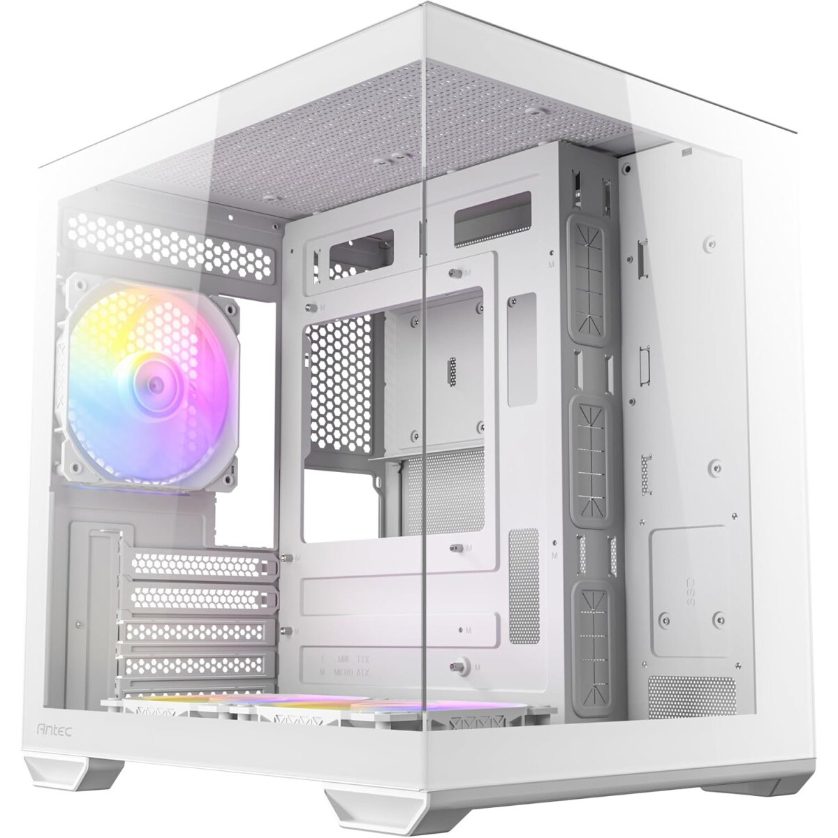 Boîtier Antec CX60M ARGB White - 0-761345-10218-6