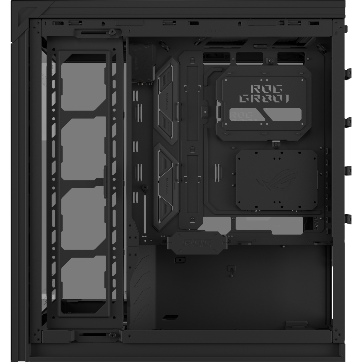 Boîtier ASUS ROG Cronox GR801 Curve TG ARGB Black - 90DC00T0-B09030 - photo 11