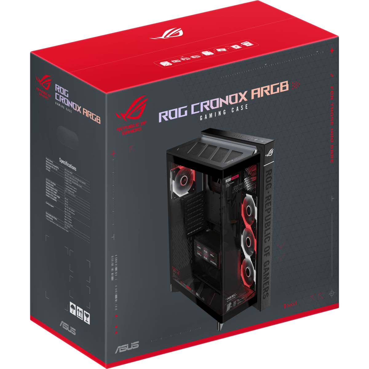 Boîtier ASUS ROG Cronox GR801 Curve TG ARGB Black - 90DC00T0-B09030 - photo 17