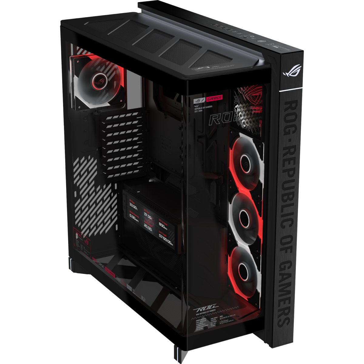 Boîtier ASUS ROG Cronox GR801 Curve TG ARGB Black - 90DC00T0-B09030 - photo 2