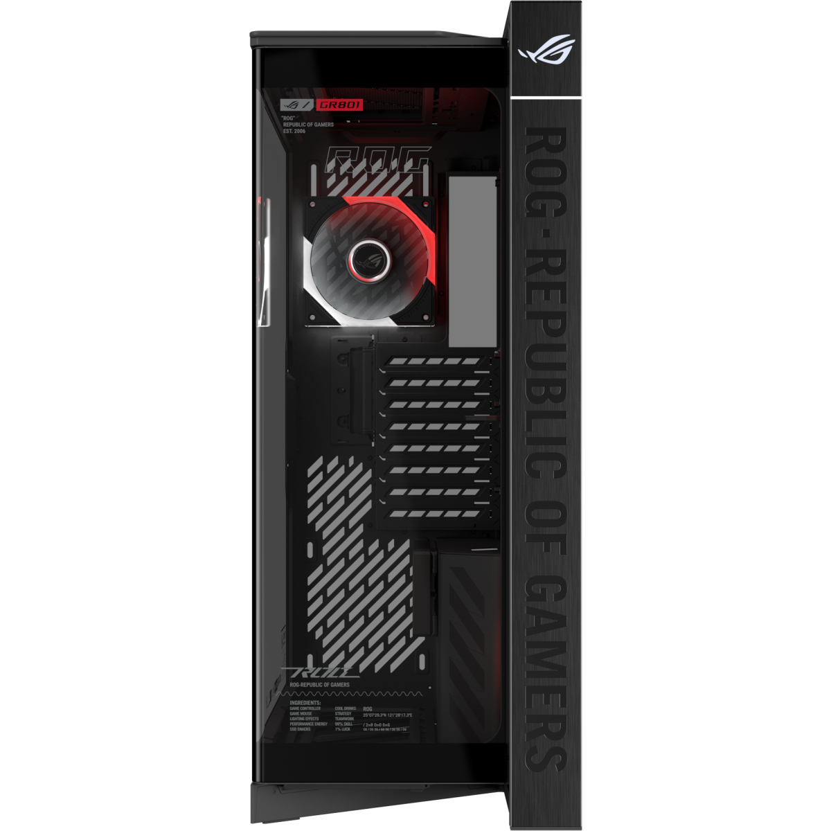 Boîtier ASUS ROG Cronox GR801 Curve TG ARGB Black - 90DC00T0-B09030 - photo 4