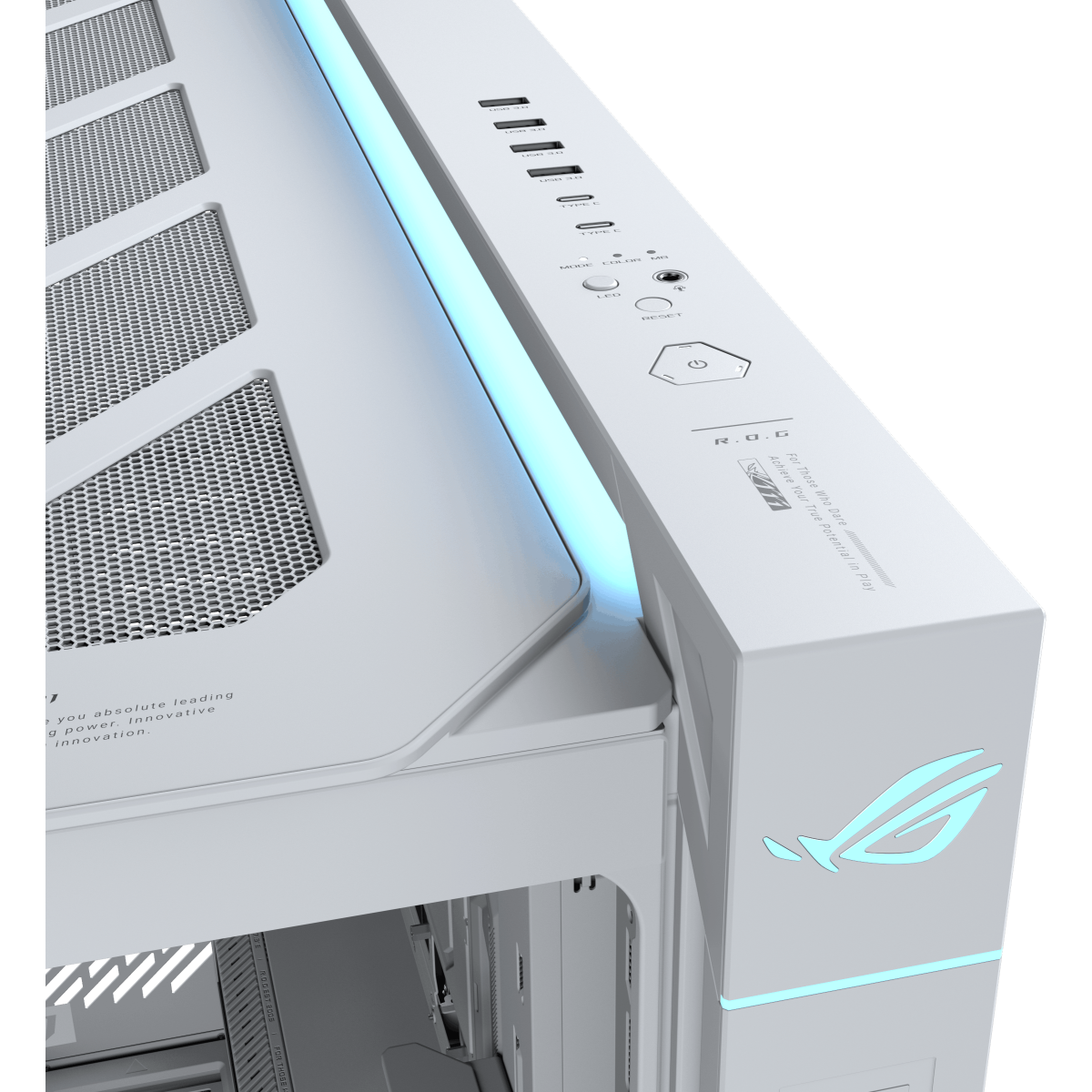 Boîtier ASUS ROG Cronox GR801 Curve TG ARGB White - 90DC00T3-B09030 - photo 13