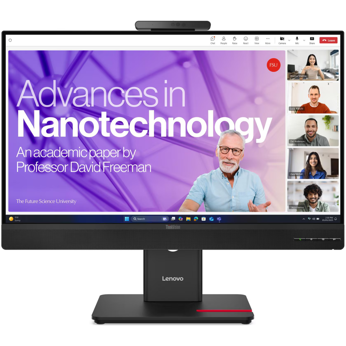 Écran Lenovo 24" ThinkVision T24-4v (64B6MAT1EU)