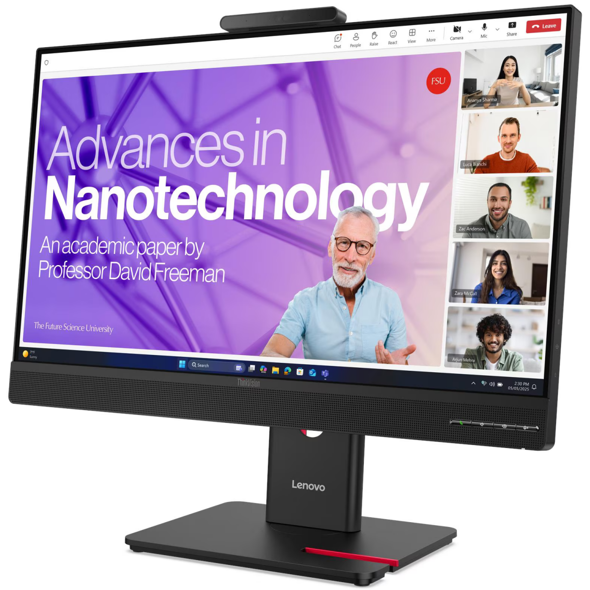 Écran Lenovo 24" ThinkVision T24-4v (64B6MAT1EU) - photo 2