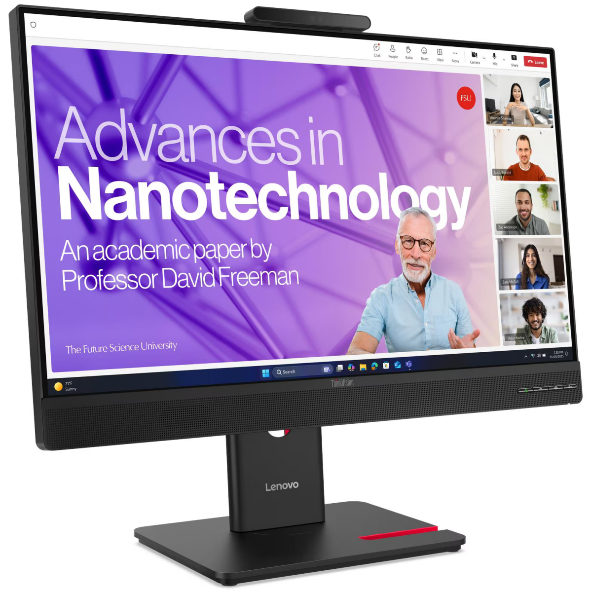 Écran Lenovo 24" ThinkVision T24-4v (64B6MAT1EU) - photo 3