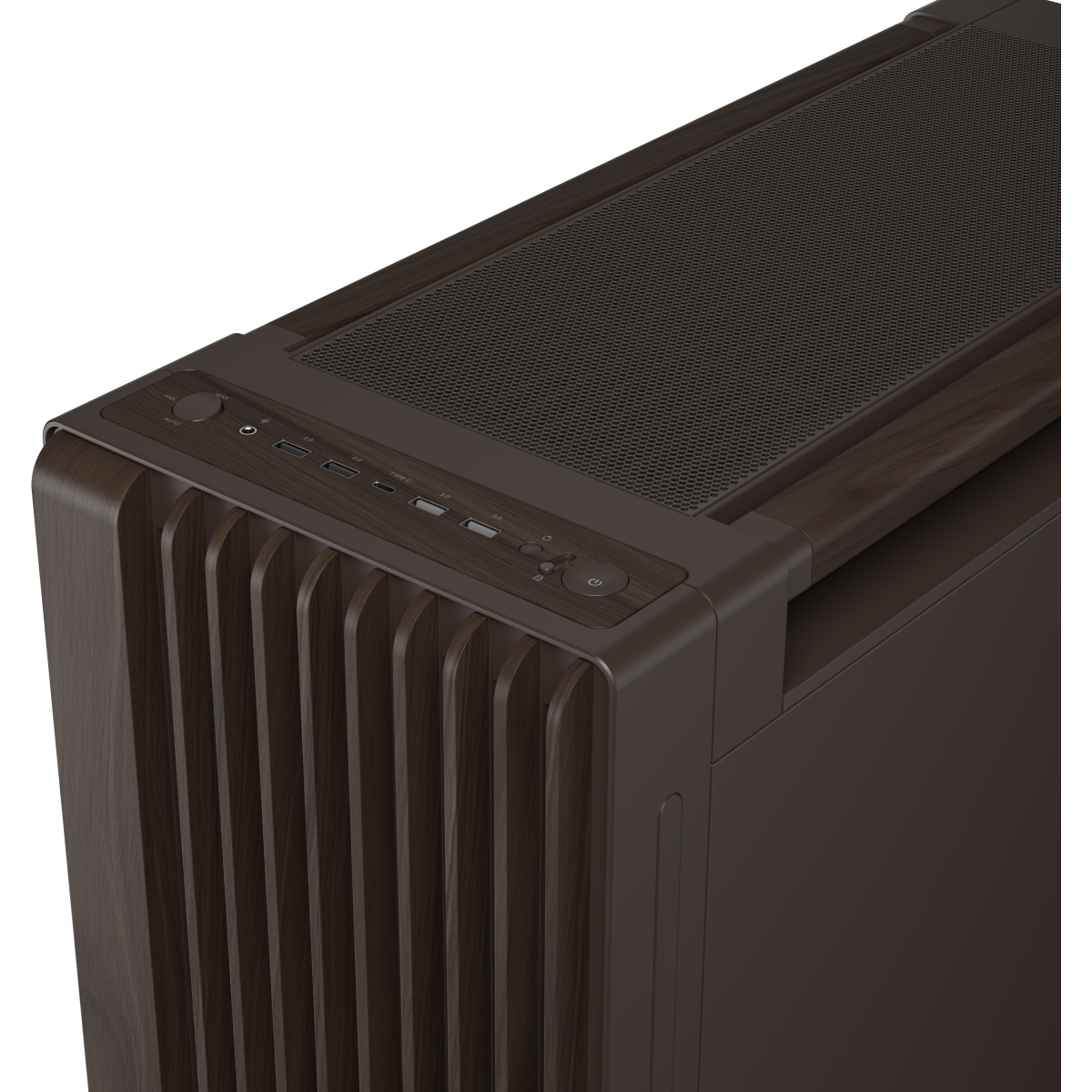 Boîtier ASUS ProArt PA602 Wood Edition Metal Panel Retro Brown - 90DC00J8-B09010 - photo 11