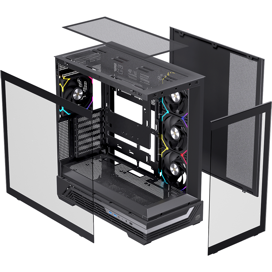 Boîtier EINAREX Prisma S800 RGB Black - EXCS-PR-800R-B - photo 6