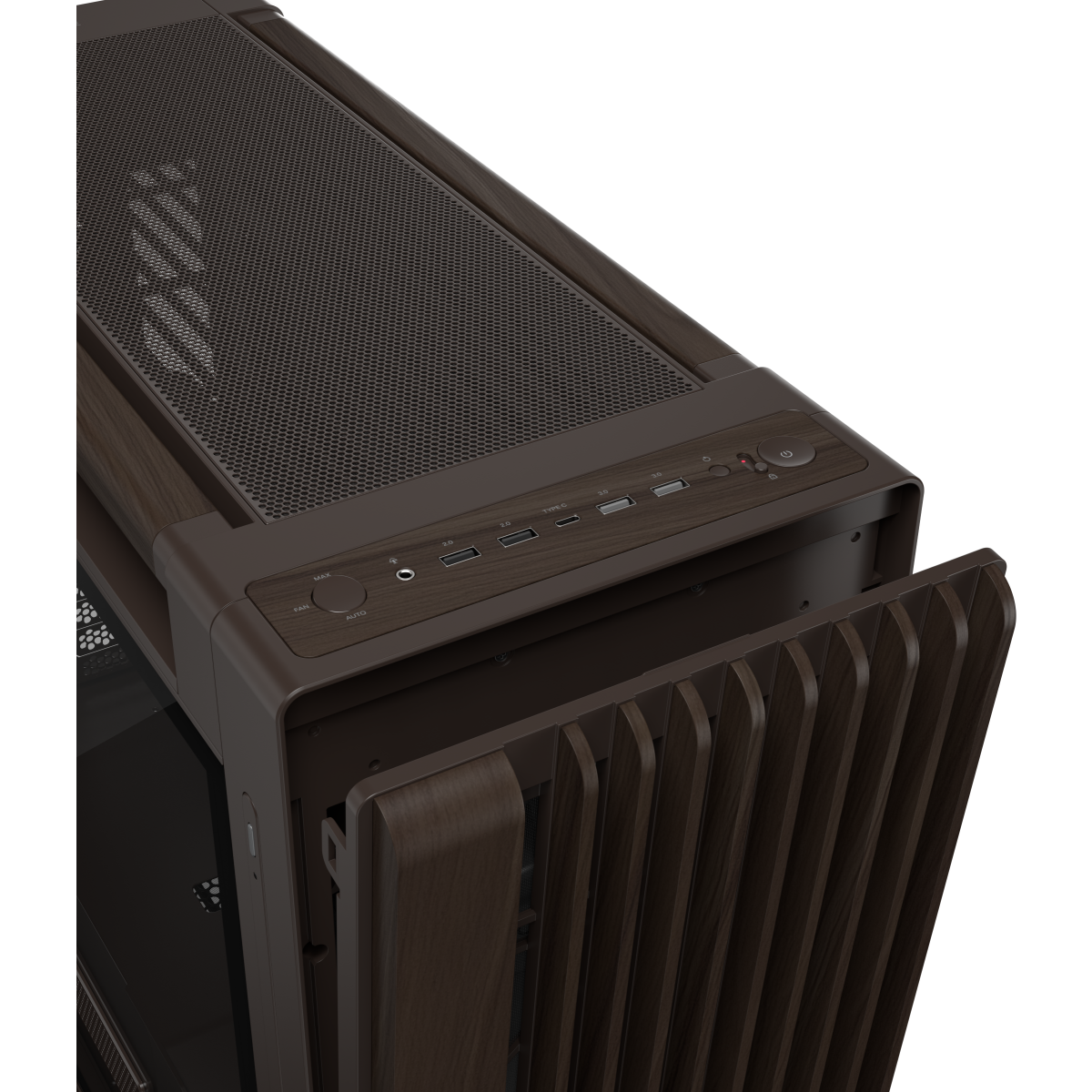 Boîtier ASUS ProArt PA602 Wood Edition Tempered Glass Panel Retro Brown - 90DC00J8-B09000 - photo 10