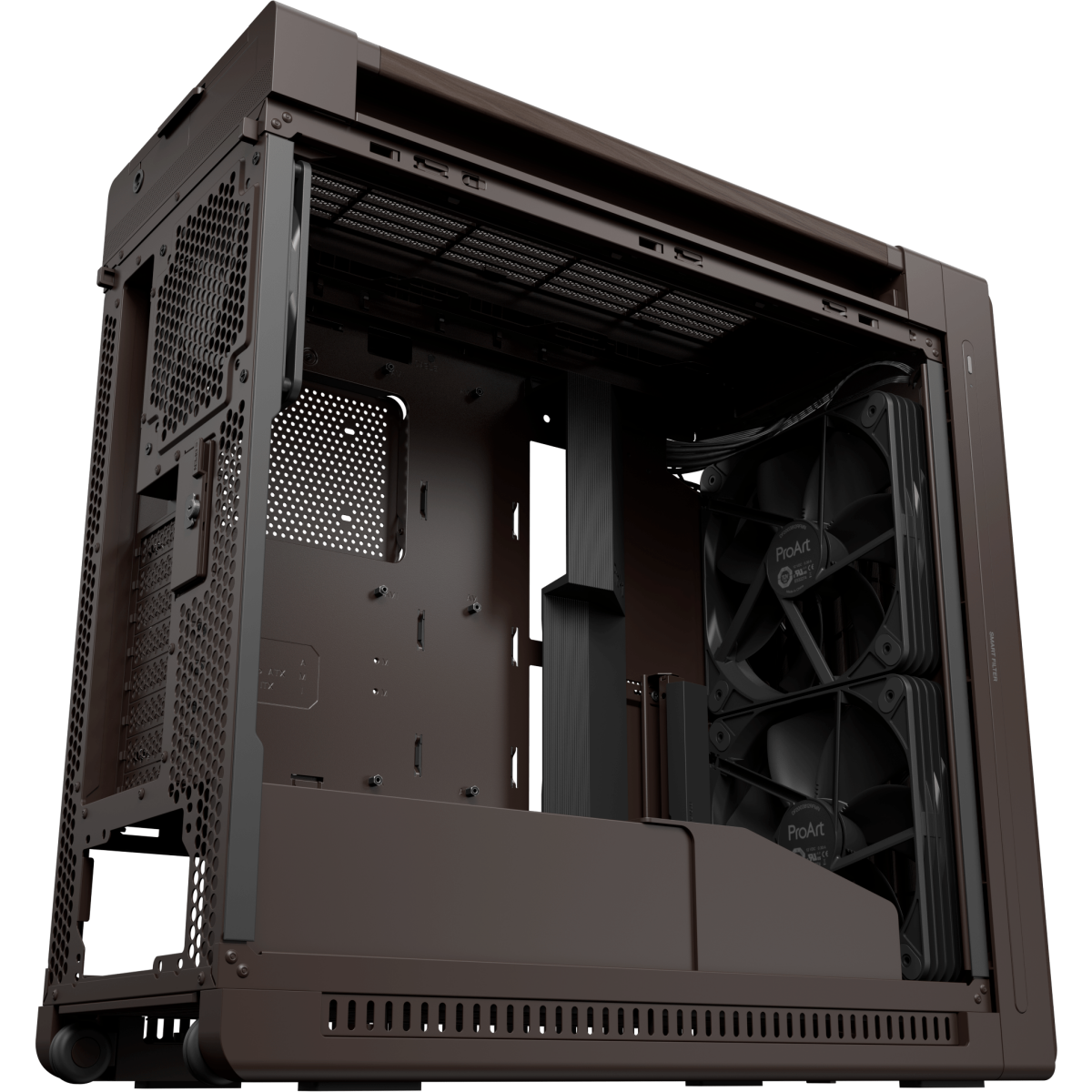 Boîtier ASUS ProArt PA602 Wood Edition Tempered Glass Panel Retro Brown - 90DC00J8-B09000 - photo 13