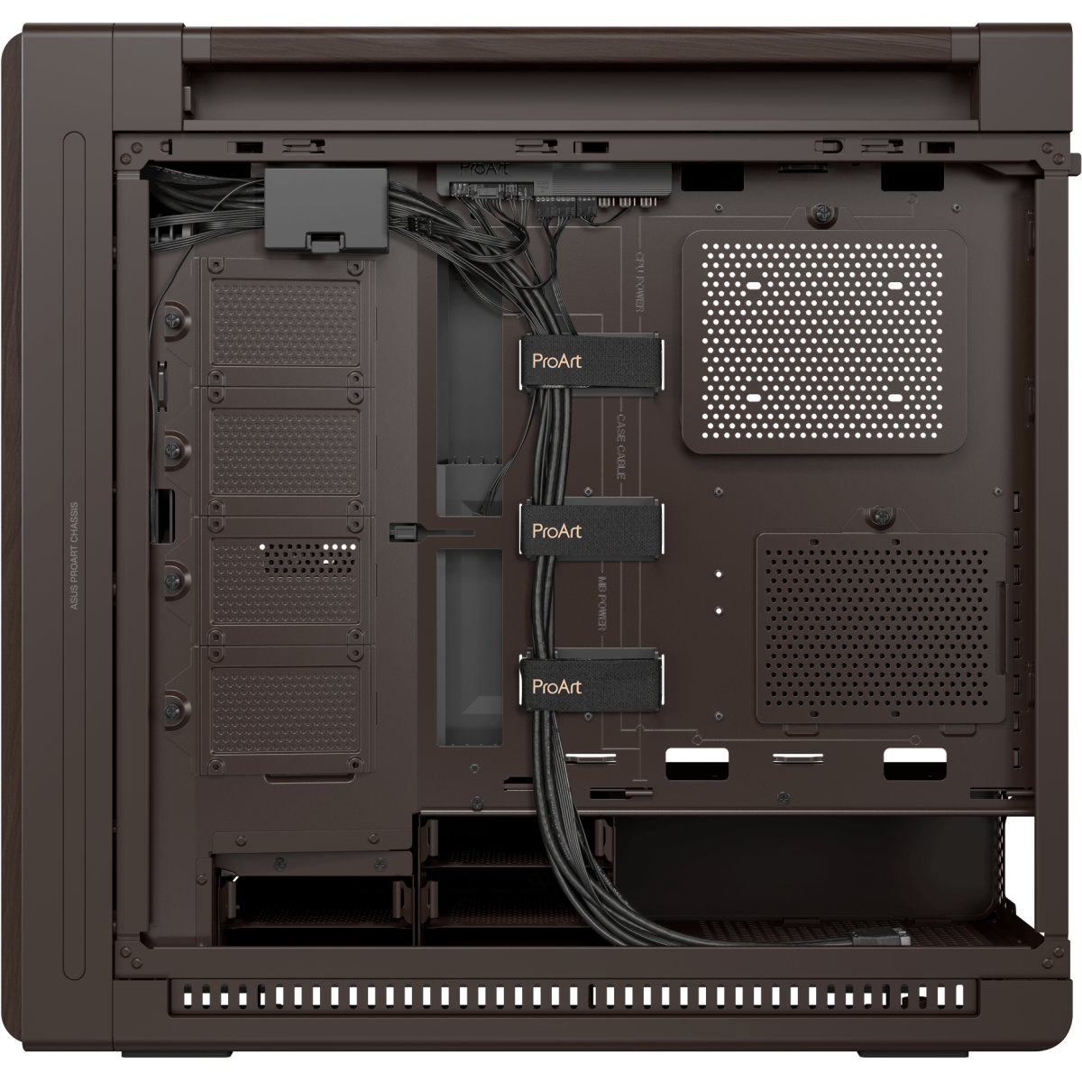 Boîtier ASUS ProArt PA602 Wood Edition Tempered Glass Panel Retro Brown - 90DC00J8-B09000 - photo 14