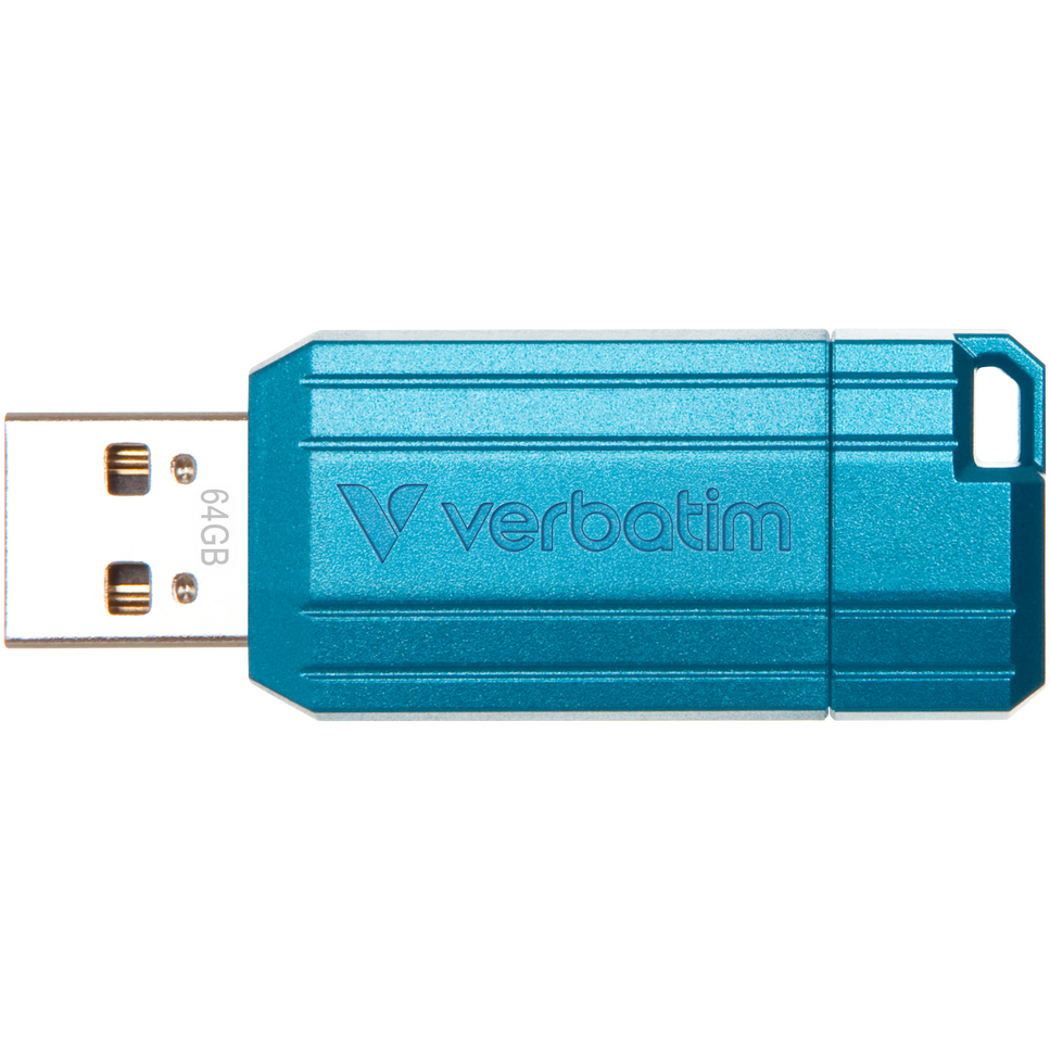 Clé USB 64GB Verbatim Store 'n' Go PinStripe Blue (49961)