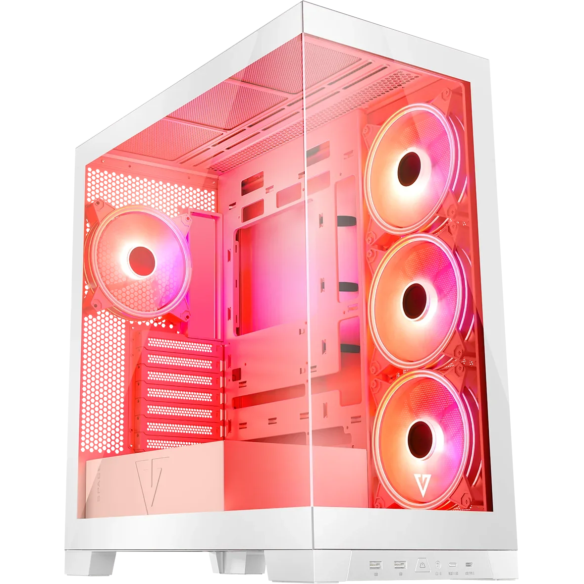 Boîtier MODECOM Volcano Space Apex Midi White - AT-SPACE-PG-20-000000-0002