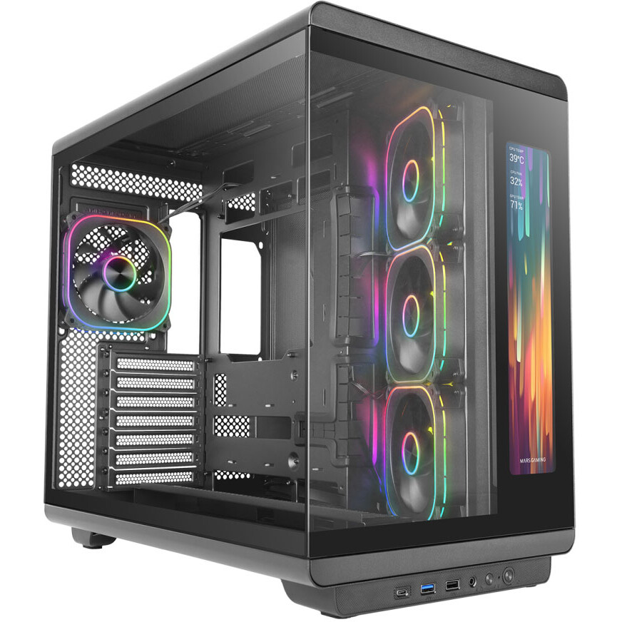 Boîtier Mars Gaming MC-REVMAX Black - MCREVMAX