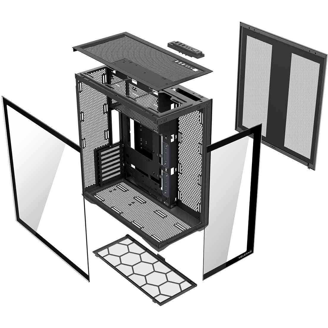 Boîtier MODECOM Volcano Space XL Full Tower NF Black - AT-SPACE-XL-NF-0000-10 - photo 8