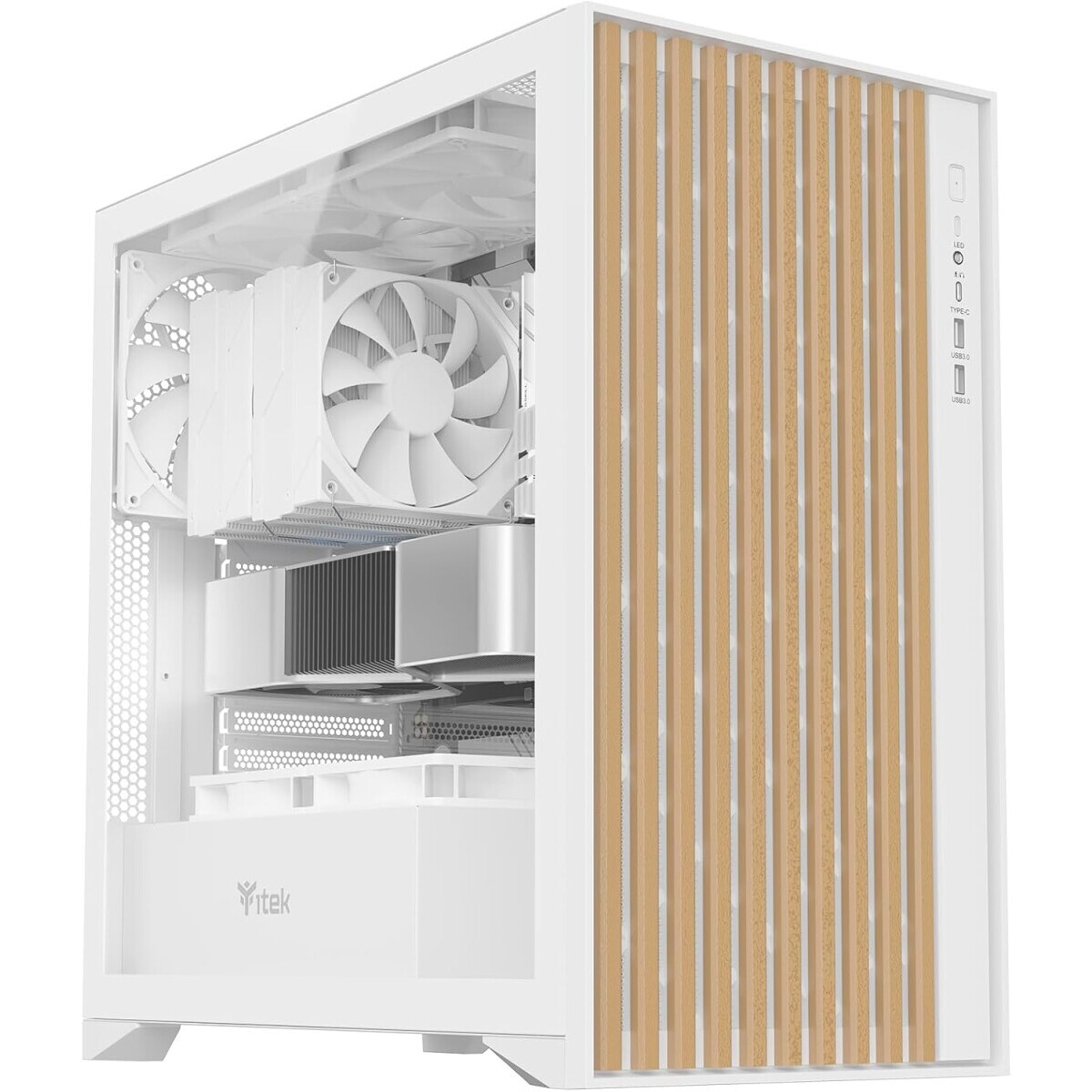 Boîtier iTek WOODY White - ITGCAWO28W - photo 7