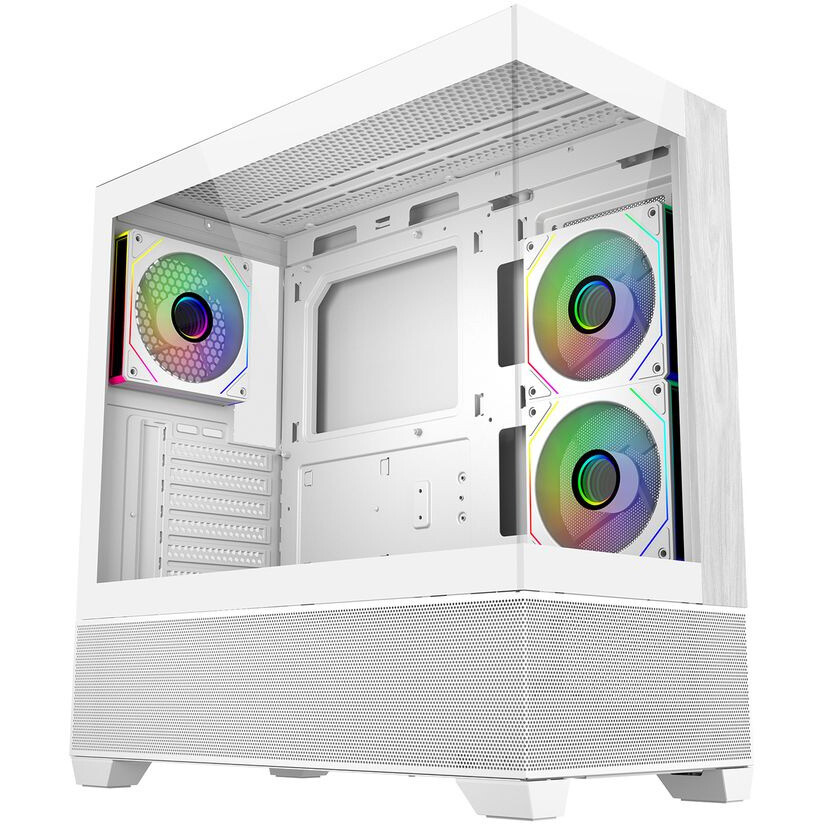 Boîtier Cooler Master Elite 690 Wood White (E690-WHNN-S00)