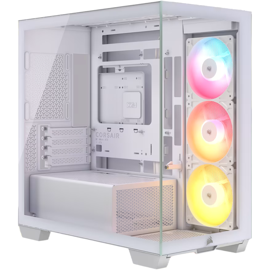 Boîtier Corsair 2800X RS-R ARGB White (CC-9011348-WW)