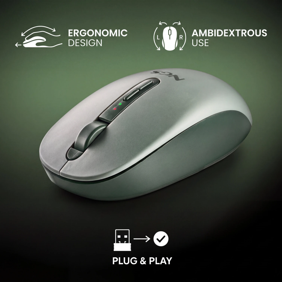 Souris NGS Fog Dual Green - FOGDUALGREEN - photo 7