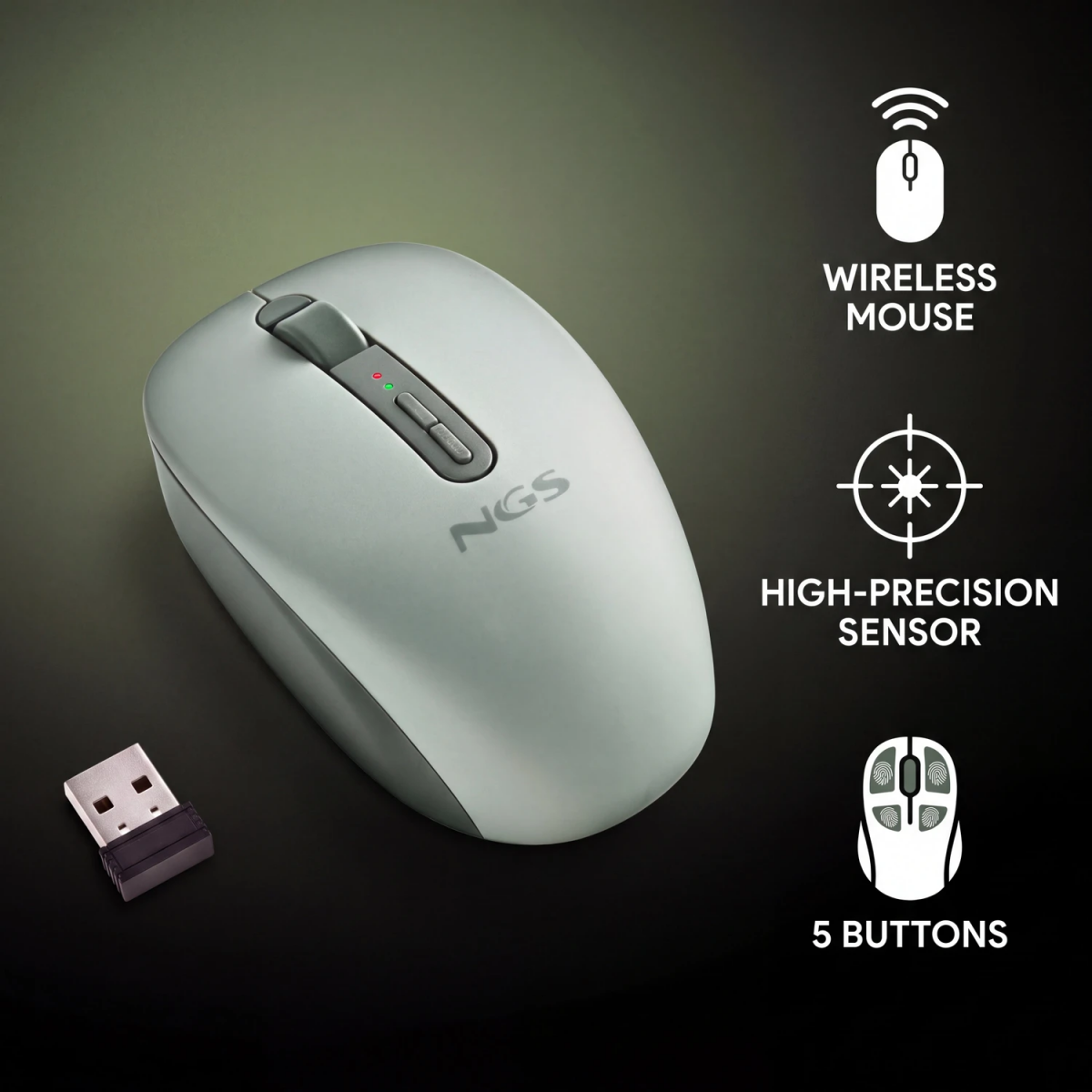 Souris NGS Fog Dual Green - FOGDUALGREEN - photo 8