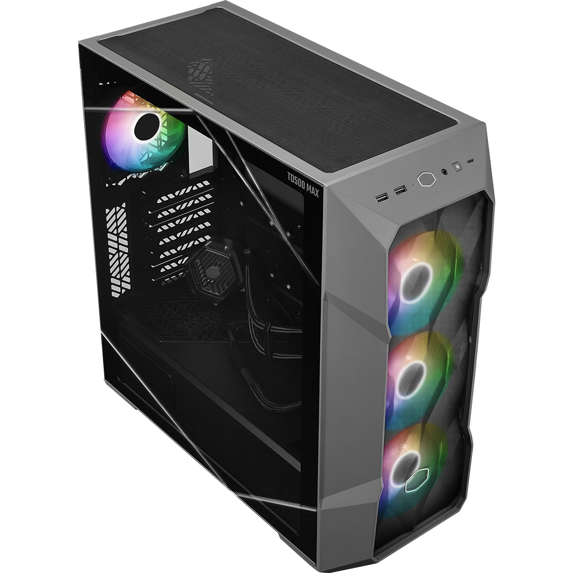 Boîtier Cooler Master TD500 Max Gun metal (TD500V2-MGNN85-SL0) - photo 3