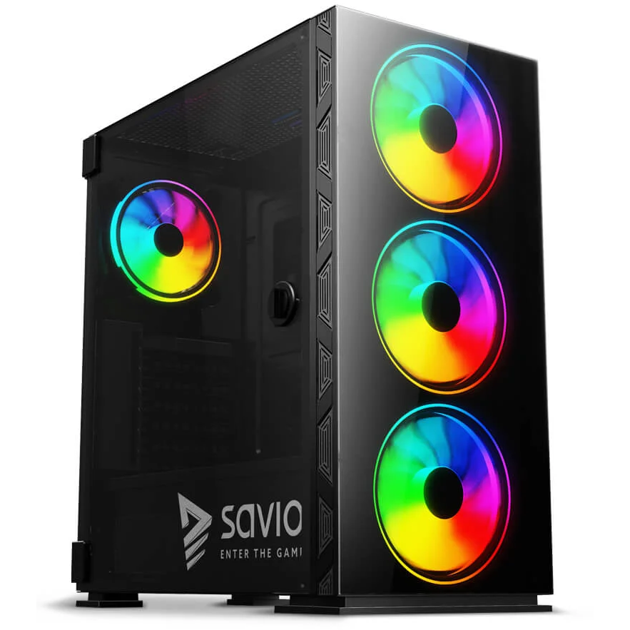 Boîtier Savio Prime X1 ARGB Glass - SAVGC-PRIMEX1