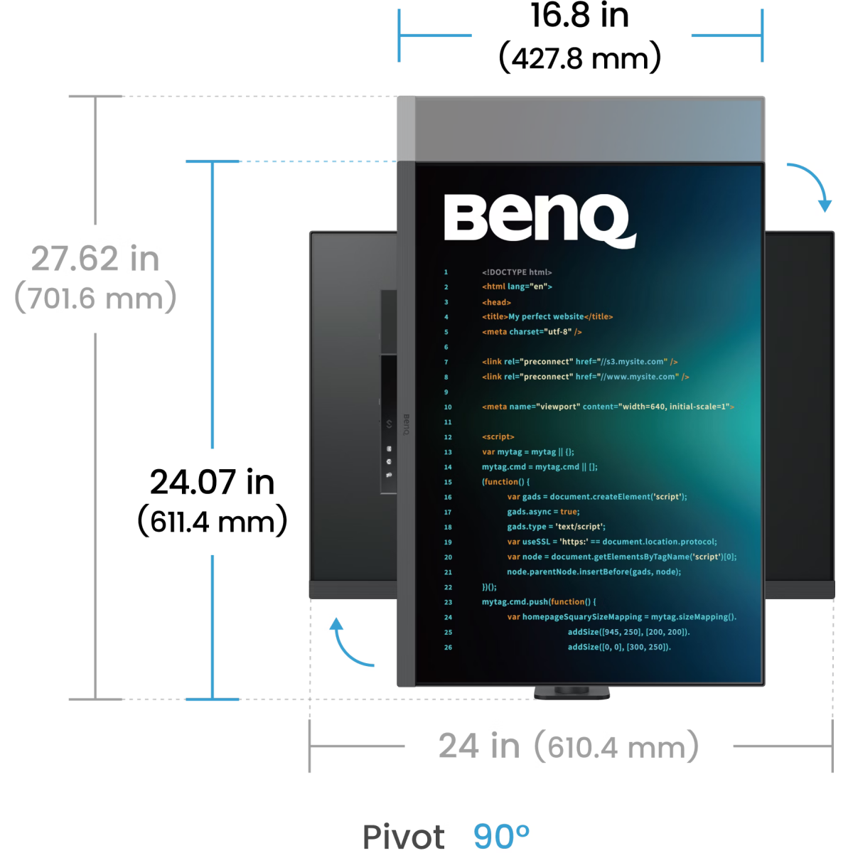 Moniteur BenQ 28" RD280UA - photo 18