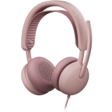 Casque audio Logitech Zone Wired 2 For Business Rose (981-001616)