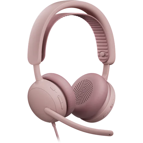 Casque audio Logitech Zone Wired 2 For Business Rose (981-001616) - photo 2