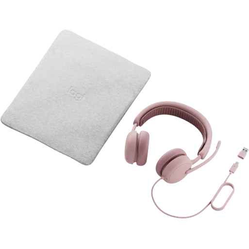 Casque audio Logitech Zone Wired 2 For Business Rose (981-001616) - photo 5