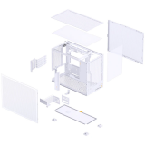Boîtier Jonsbo D32 Pro Mesh White (D32 PRO MESH White)