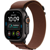 Montres connectées Apple Watch Ultra 4 49mm 5G Black Titanium Case with Burgundy Alpine Loop M (MJC14QF/A)