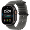 Montres connectées Apple Watch Ultra 4 49mm 5G Black Titanium Case with Translucent Black Ocean Band (MJAY4QF/A)