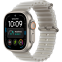 Montres connectées Apple Watch Ultra 4 49mm 5G Natural Titanium Case with Translucent Grey Ocean Band - MJAD4QF/A