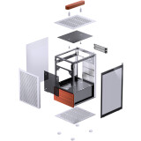 Boîtier Jonsbo T6 Silver