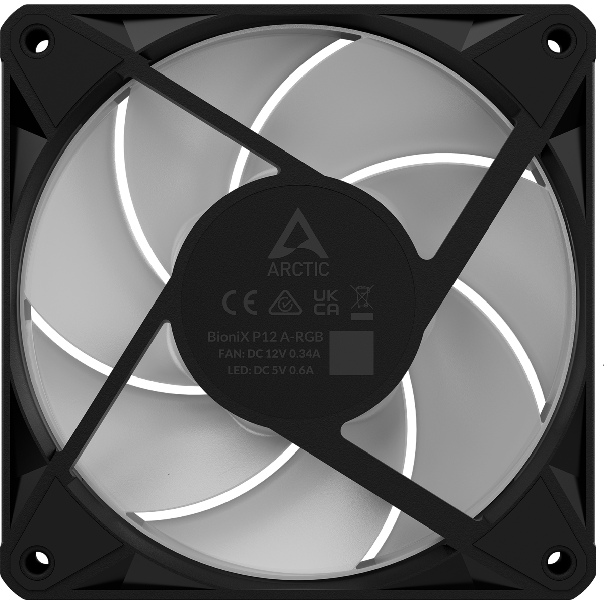 Ventilateur pour boîtier Arctic BioniX P12 A-RGB - ACFAN00335A - photo 7