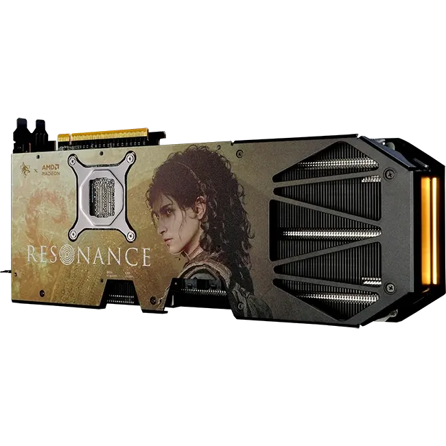 Carte graphique AMD Radeon RX 9070 XT PowerColor Hellhound Resonance Edition OC 16GB (RX9070XT 16G-L/OC/RES) - photo 4
