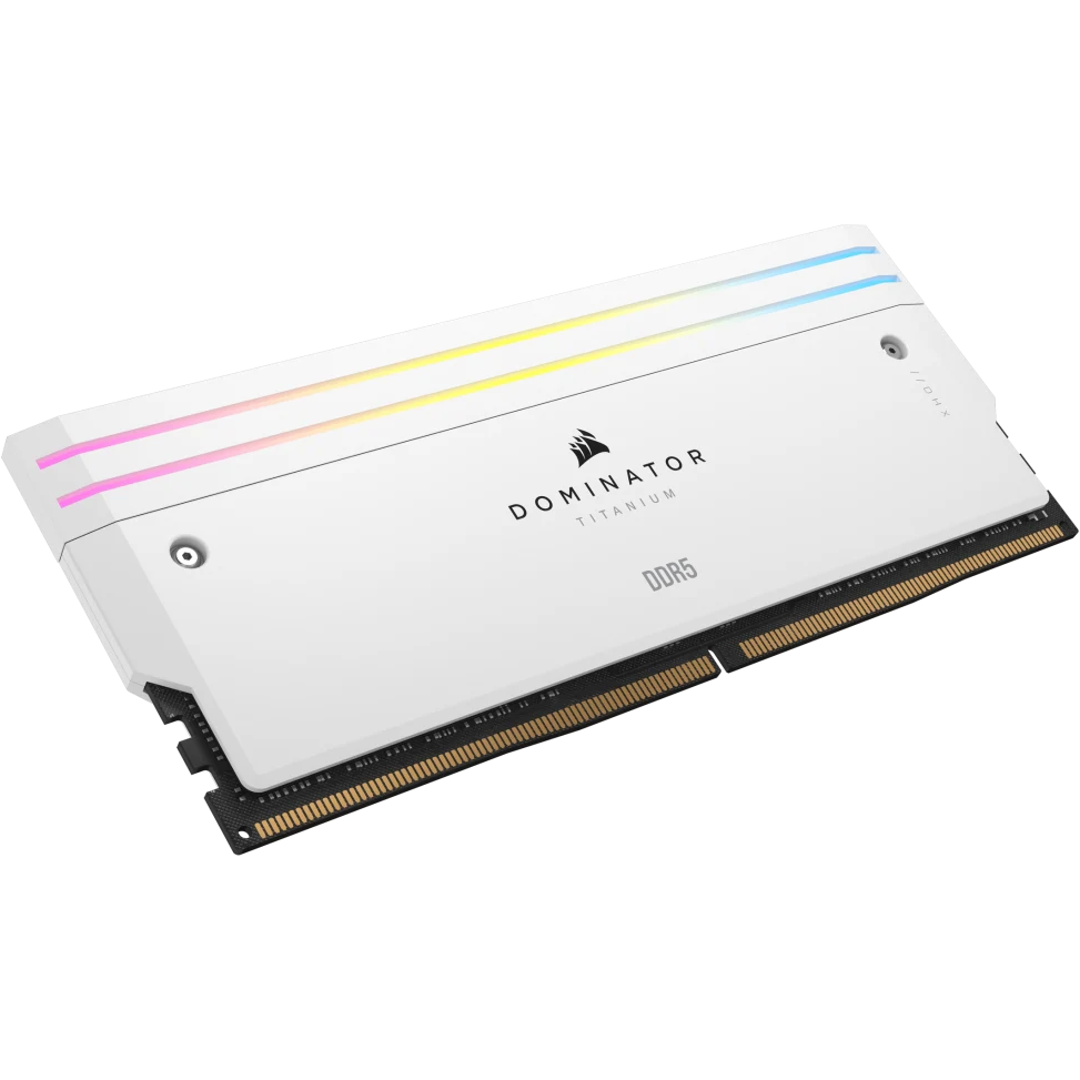 Mémoire vive 32GB DDR5 6400MHz Corsair Dominator Titanium RGB (CMP32GX5M2B6400C32W) (2x16GB KIT) - photo 5
